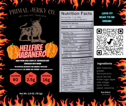 Hellfire Habanero Jerky